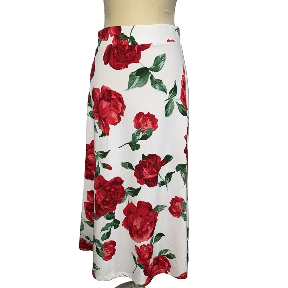 Messini Circle Floral Skirt Size Medium